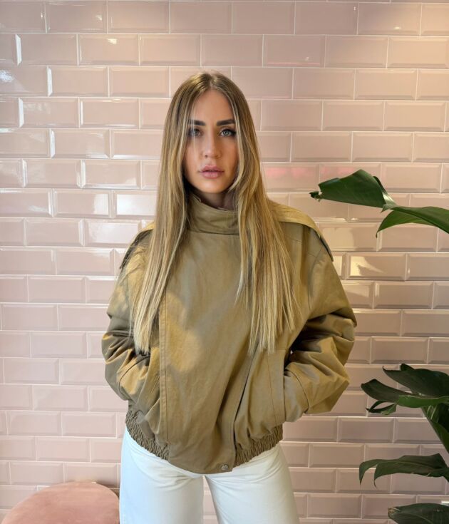 Giacca donna in cotone con zip HaveOne