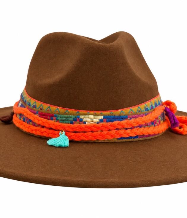 Cappello boho cioccolato